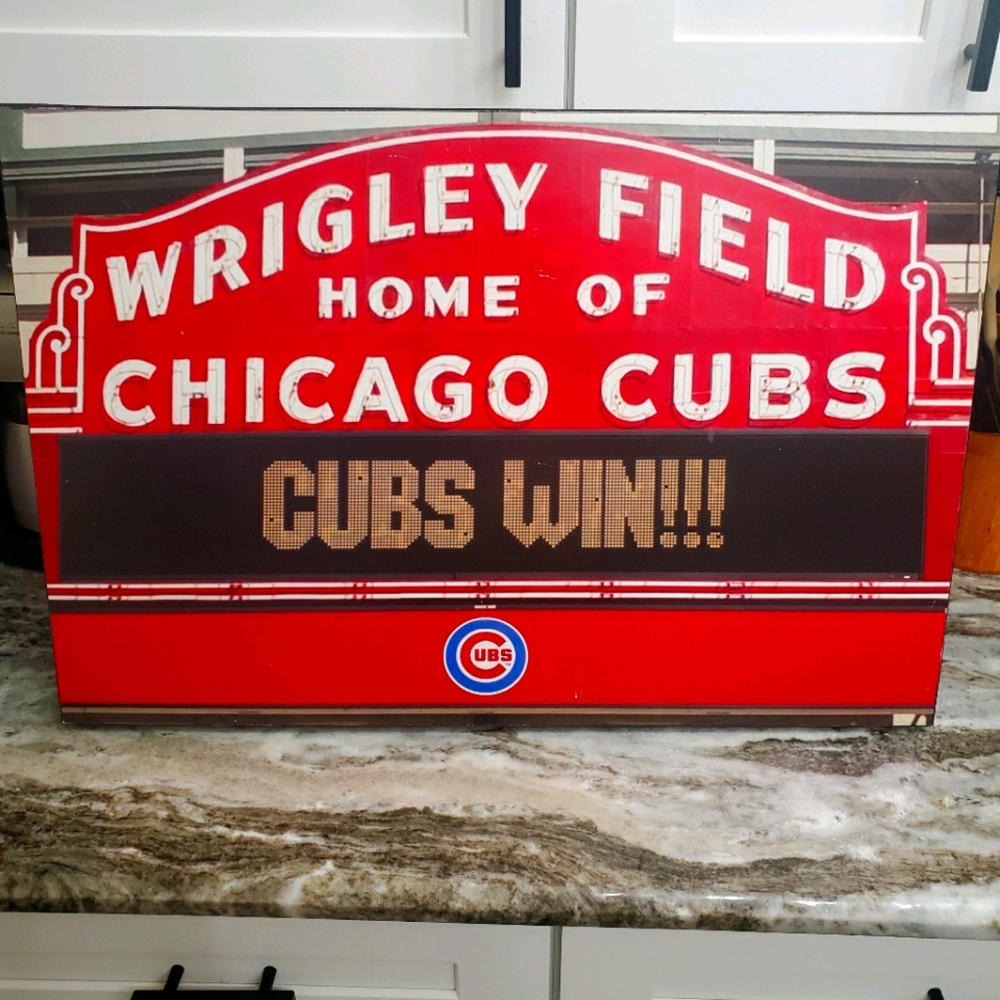 Cubs Win poster art